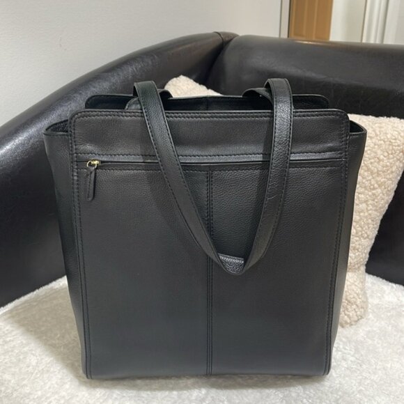 Tula England Nappa Originals Large Grainy Leather Tote - Picture 4 of 5